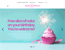 Tablet Screenshot of pastrypassions.com